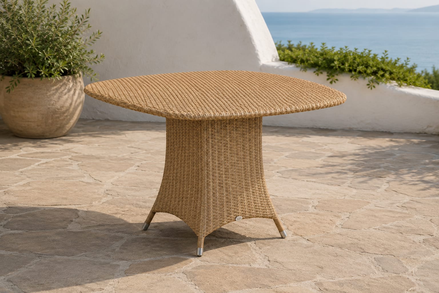 Ashanti Rounded Dining Table, view 2